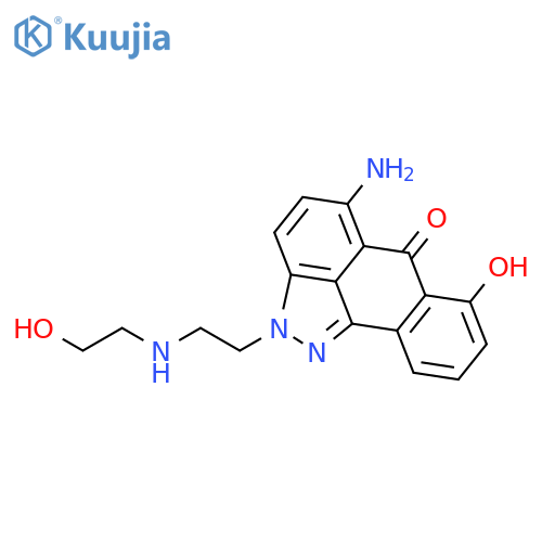 Anthra[1,9-cd]pyrazol-6(2H)-one, 5-amino-7-hydroxy-2-[2-[(2-hydroxyethyl)amino]ethyl]- structure