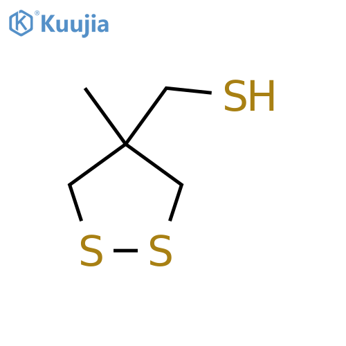 (4-Methyl-[1,2]dithiolan-4-yl)methanethiol structure