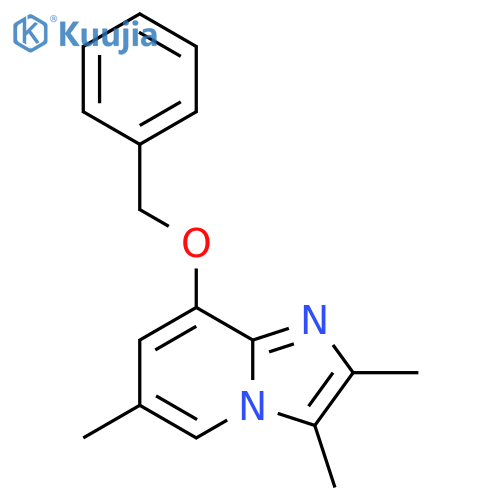 Imidazo[1,2-a]pyridine, 2,3,6-trimethyl-8-(phenylmethoxy)- structure