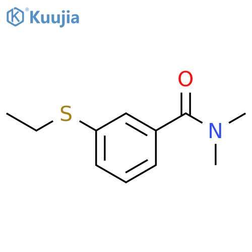 Benzamide, 3-(ethylthio)-N,N-dimethyl- structure