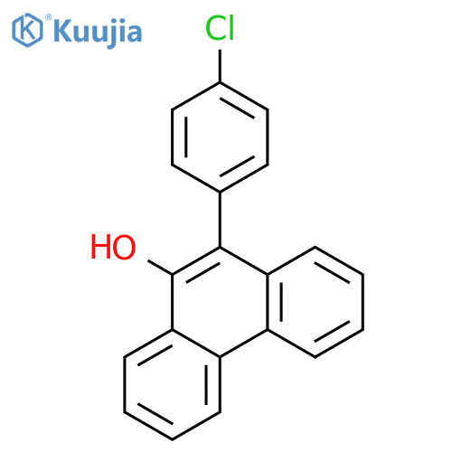 10-(4-chlorophenyl)phenanthren-9-ol structure