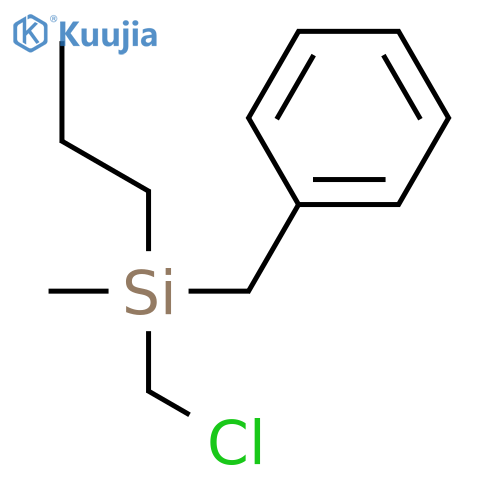 Silane, (chloromethyl)methyl(phenylmethyl)propyl-, (±)- structure