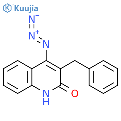 2(1H)-QUINOLINONE, 4-AZIDO-3-(PHENYLMETHYL)- structure
