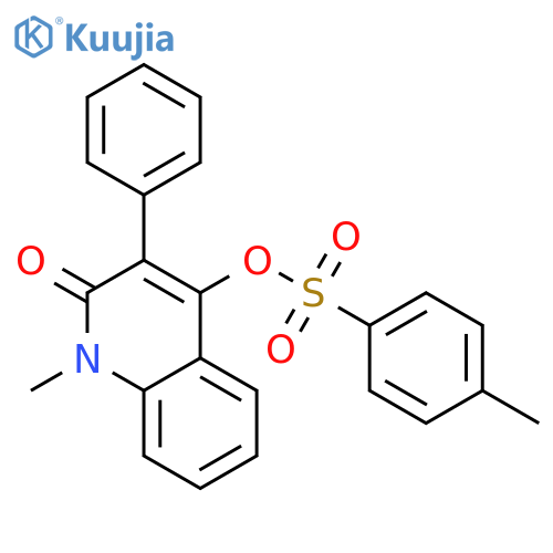 2(1H)-Quinolinone, 1-methyl-4-[[(4-methylphenyl)sulfonyl]oxy]-3-phenyl- structure
