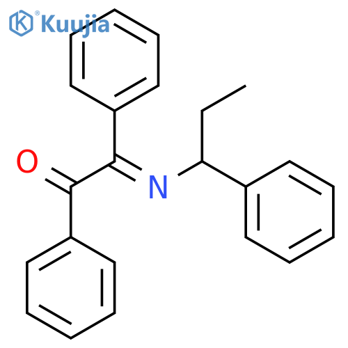 Ethanone, diphenyl[(1-phenylpropyl)imino]-, (E)-(±)- structure