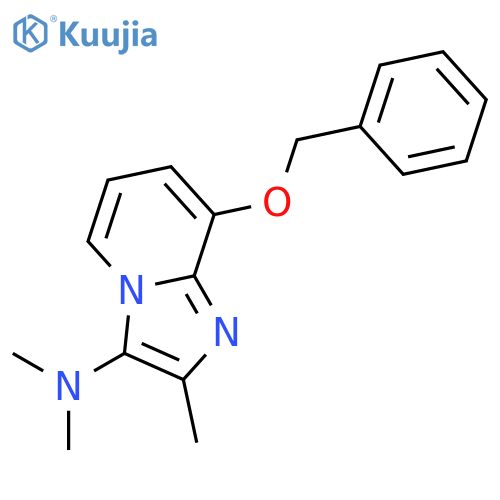 Imidazo[1,2-a]pyridin-3-amine, N,N,2-trimethyl-8-(phenylmethoxy)- structure