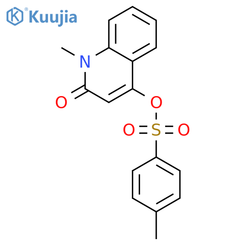 2(1H)-Quinolinone,1-methyl-4-[[(4-methylphenyl)sulfonyl]oxy]- structure