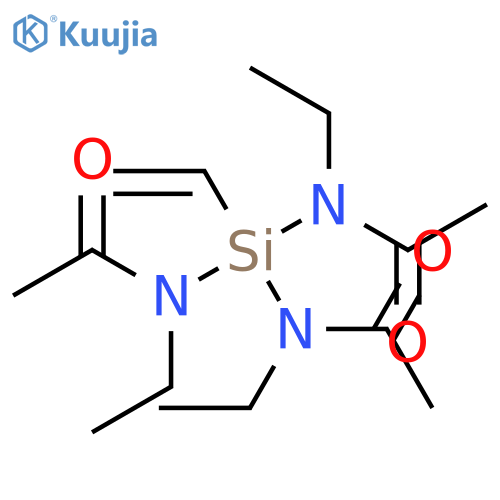 Acetamide, N,N',N''-(ethenylsilylidyne)tris[N-ethyl- structure
