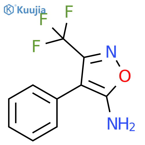 5-Isoxazolamine, 4-phenyl-3-(trifluoromethyl)- structure