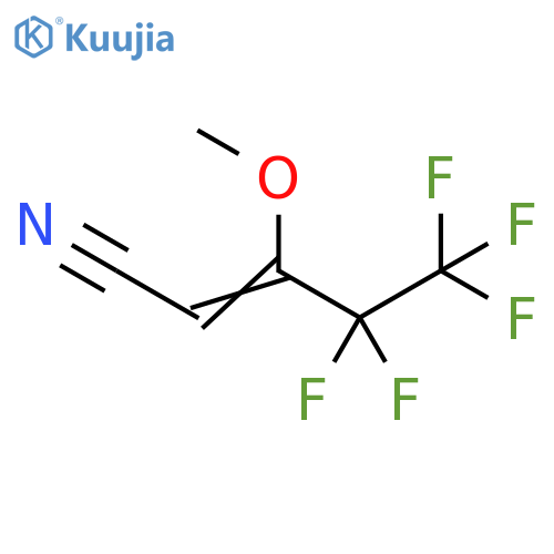 2-Pentenenitrile, 4,4,5,5,5-pentafluoro-3-methoxy- structure