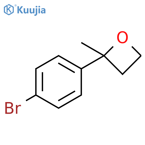 2-(4-BROMOPHENYL)-2-METHYLOXETANE structure