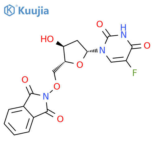 Uridine, 2',5'-dideoxy-5'-[(1,3-dihydro-1,3-dioxo-2H-isoindol-2-yl)oxy]-5-fluoro- structure