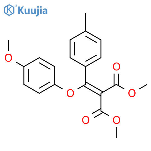 Propanedioic acid, [(4-methoxyphenoxy)(4-methylphenyl)methylene]-, dimethyl ester structure