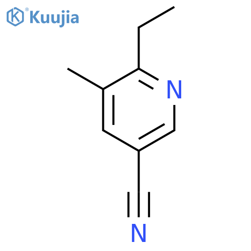 6-Ethyl-5-methylnicotinonitrile structure