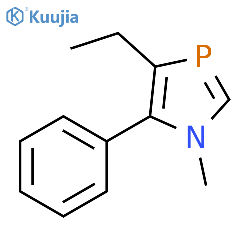 1H-1,3-Azaphosphole, 4-ethyl-1-methyl-5-phenyl- structure