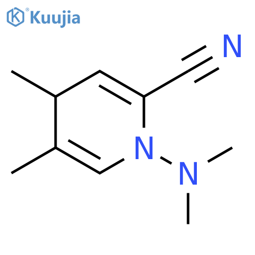 2-Pyridinecarbonitrile, 1-(dimethylamino)-1,4-dihydro-4,5-dimethyl- structure
