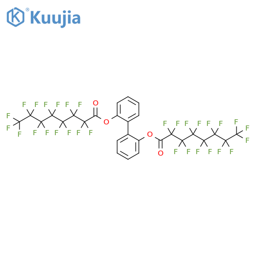 Octanoic acid, pentadecafluoro-, [1,1'-biphenyl]-2,2'-diyl ester (9CI) structure