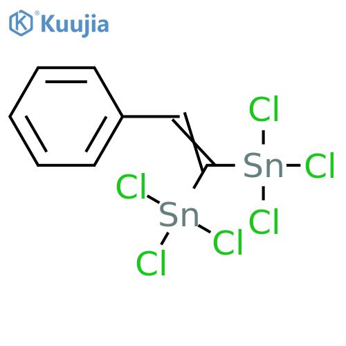 Stannane, (phenylethenylidene)bis[trichloro- structure