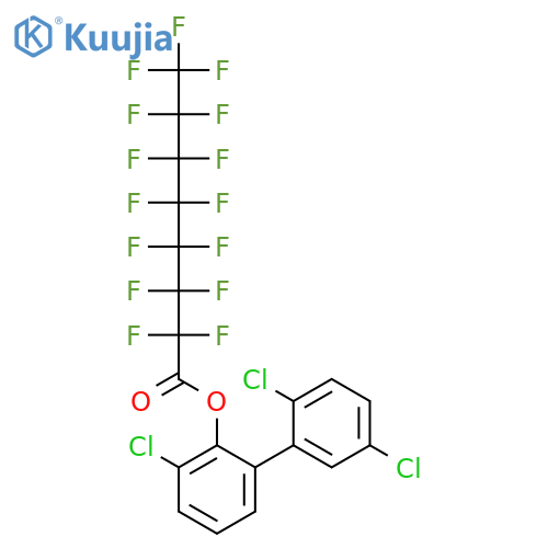Octanoic acid, pentadecafluoro-, 2',3,5'-trichloro[1,1'-biphenyl]-2-yl ester structure