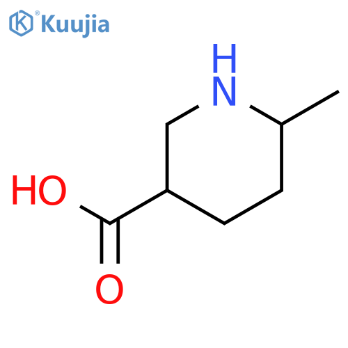 3-Piperidinecarboxylic acid, 6-methyl-, trans- structure