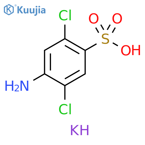 Benzenesulfonic acid, 4-amino-2,5-dichloro-, potassium salt (1:1) structure