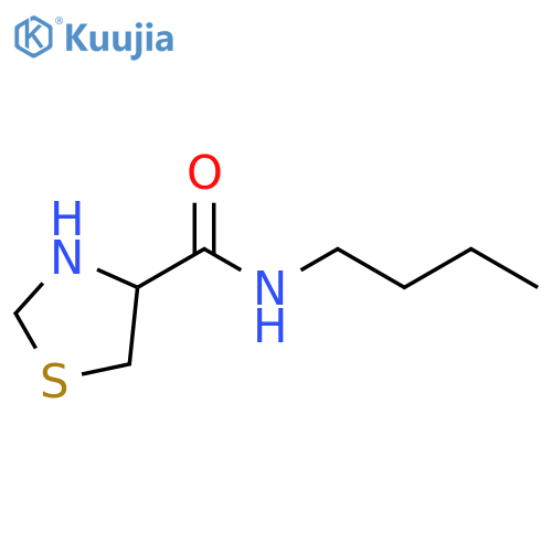 N-butyl-1,3-thiazolidine-4-carboxamide structure