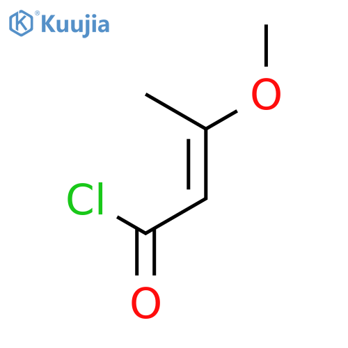 2-Butenoyl chloride, 3-methoxy- structure