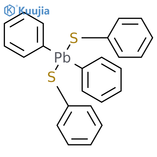 Plumbane, diphenylbis(phenylthio)- structure