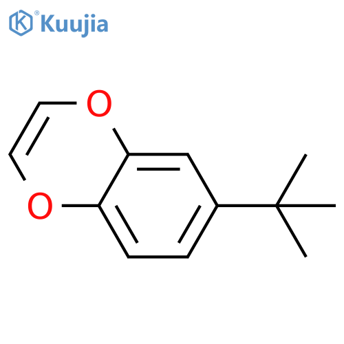 6-tert-butyl-1,4-benzodioxine structure