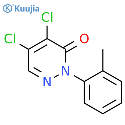 4,5-Dichloro-2-(o-tolyl)pyridazin-3(2H)-one structure