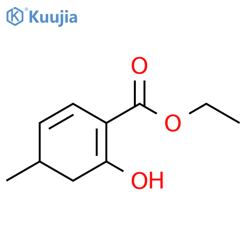 1,5-Cyclohexadiene-1-carboxylic acid, 2-hydroxy-4-methyl-, ethyl ester structure