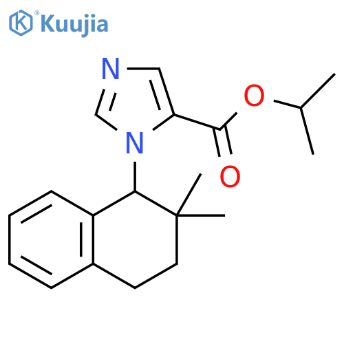 1H-Imidazole-5-carboxylic acid,1-(1,2,3,4-tetrahydro-2,2-dimethyl-1-naphthalenyl)-, 1-methylethyl ester structure