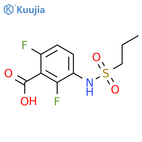 2,6-Difluoro-3-(propylsulfonaMido)benzoic acid structure