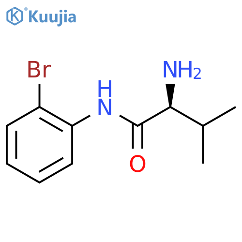 (S)-2-Amino-N-(2-bromo-phenyl)-3-methyl-butyramide structure