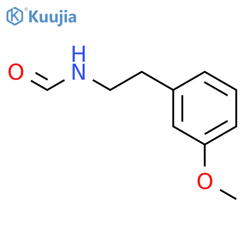 N-[2-(3-methoxyphenyl)ethyl]formamide structure