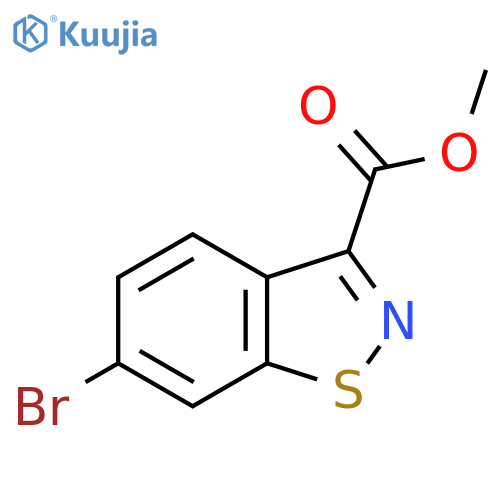 Methyl 6-bromobenzo[d]isothiazole-3-carboxylate structure