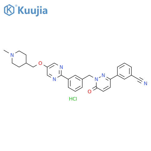 Tepotinib hydrochloride(1 : x) structure