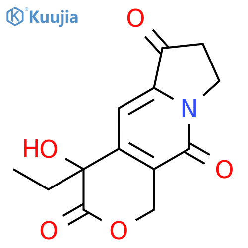 (4S)-4-Ethyl-7,8-dihydro-4-hydroxy-1H-pyrano3,4-findolizine-3,6,10(4H)-trione structure