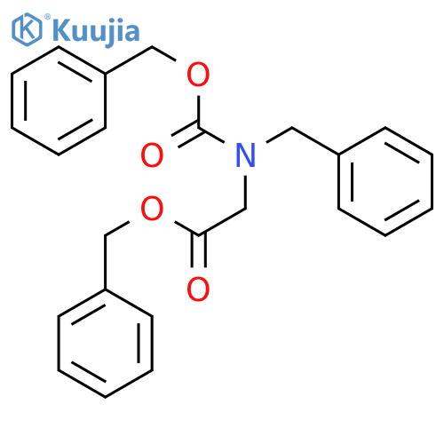 Glycine, N-[(phenylmethoxy)carbonyl]-N-(phenylmethyl)-, phenylmethyl ester structure
