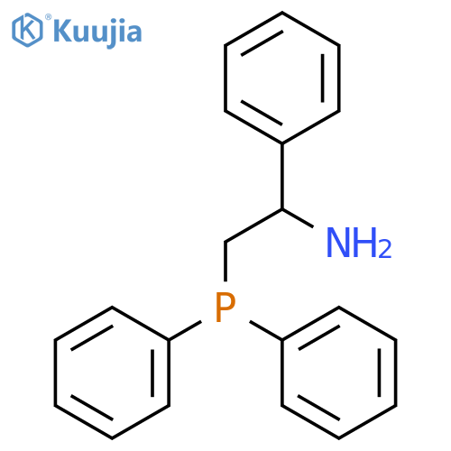 (S)-2-(Diphenylphosphino)-1-phenylethanamine structure