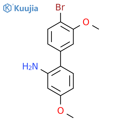 4'-Bromo-3',4-dimethoxy-[1,1'-biphenyl]-2-amine structure