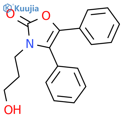 2(3H)-Oxazolone, 3-(3-hydroxypropyl)-4,5-diphenyl- structure