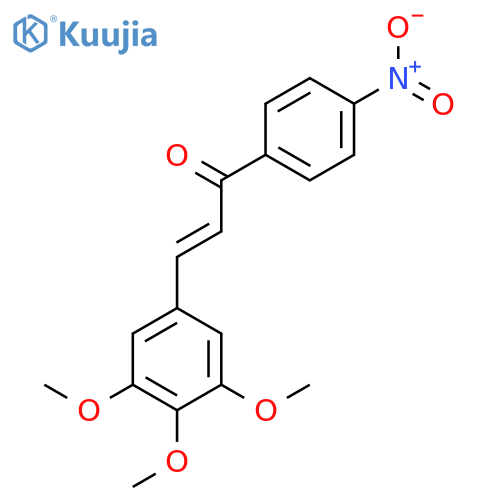 (E)-1-(4-Nitrophenyl)-3-(3,4,5-trimethoxyphenyl)prop-2-en-1-one structure