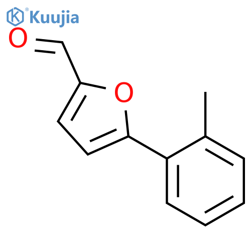 5-O-TOLYL-FURAN-2-CARBALDEHYDE structure