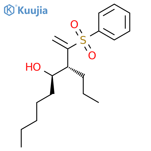 5-Decanol, 4-[1-(phenylsulfonyl)ethenyl]-, (R*,R*)- structure