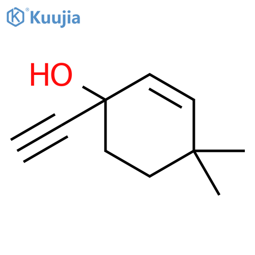 2-Cyclohexen-1-ol,1-ethynyl-4,4-dimethyl- structure