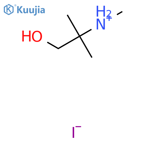 2-methyl-2-(methylamino)propan-1-ol hydroiodide structure