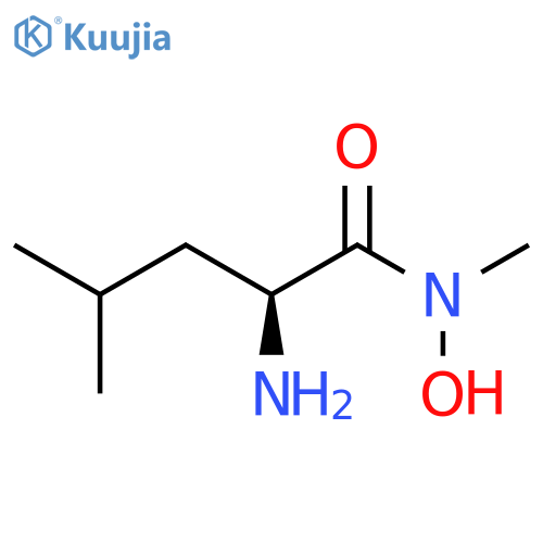 Pentanamide, 2-amino-N-hydroxy-N,4-dimethyl-, (S)- structure