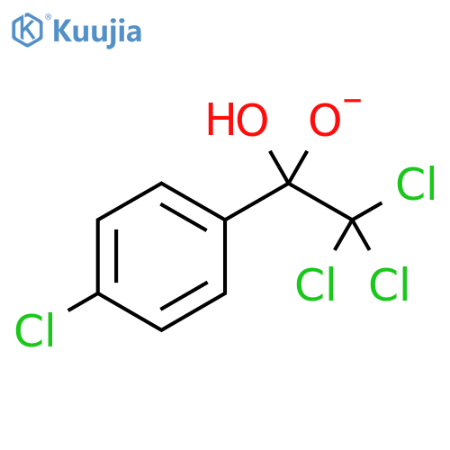 1,1-Ethanediol, 2,2,2-trichloro-1-(4-chlorophenyl)-, ion(1-) structure