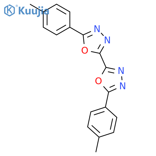 2-(4-methylphenyl)-5-[5-(4-methylphenyl)-1,3,4-oxadiazol-2-yl]-1,3,4-oxadiazole structure